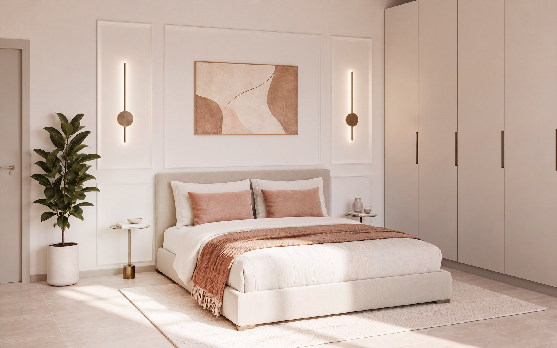 Villa Centrale — interpretazione della camera da letto