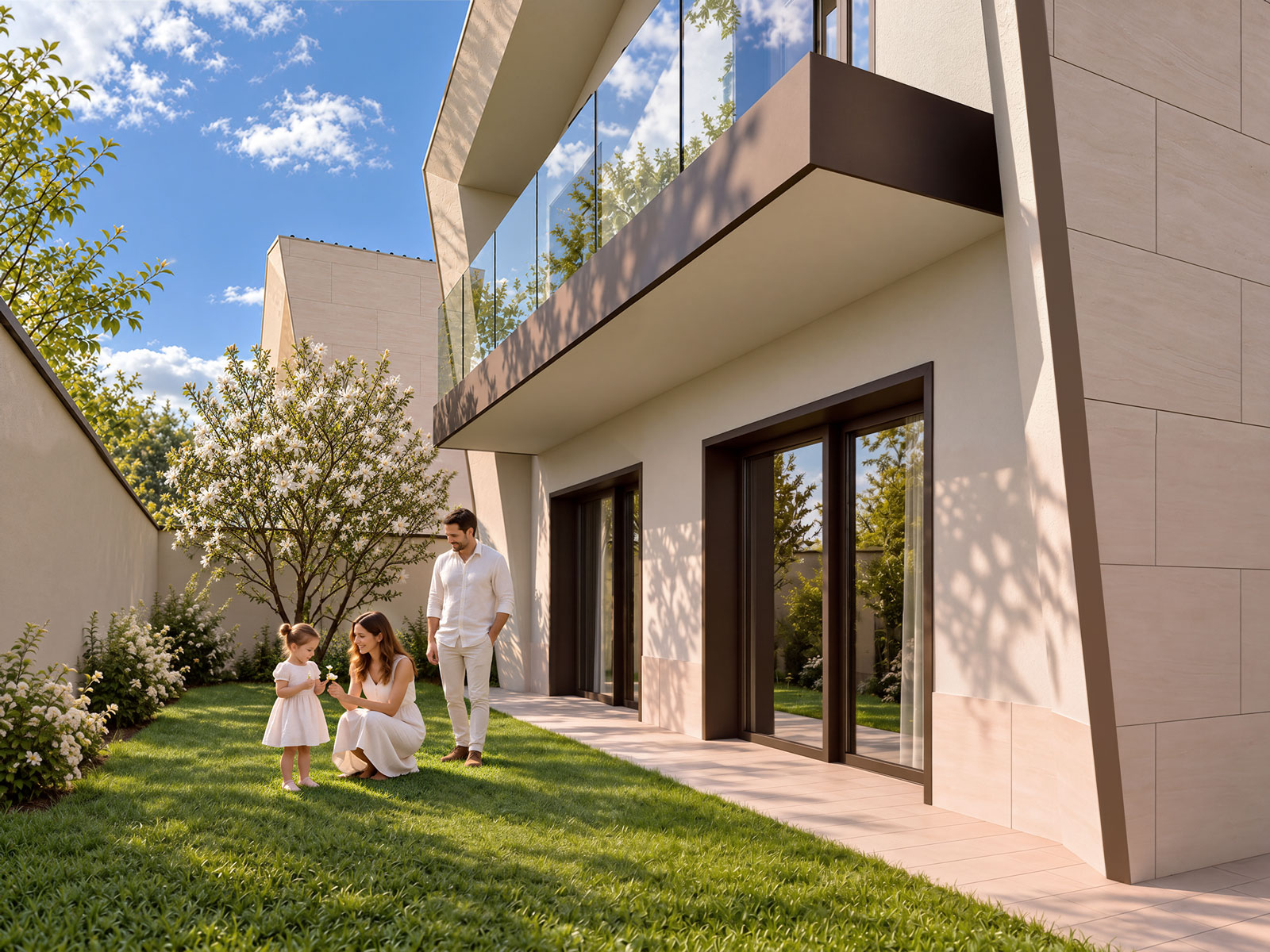 Villa Centrale — architettura e giardino privato